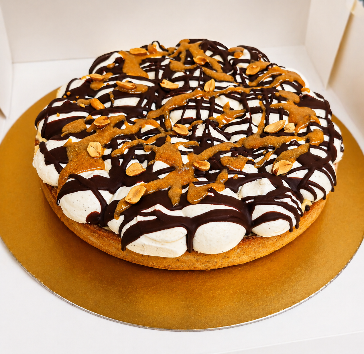 Tarte cacahuète chocolat — L'Idéange, pâtisserie artisanale Houdan