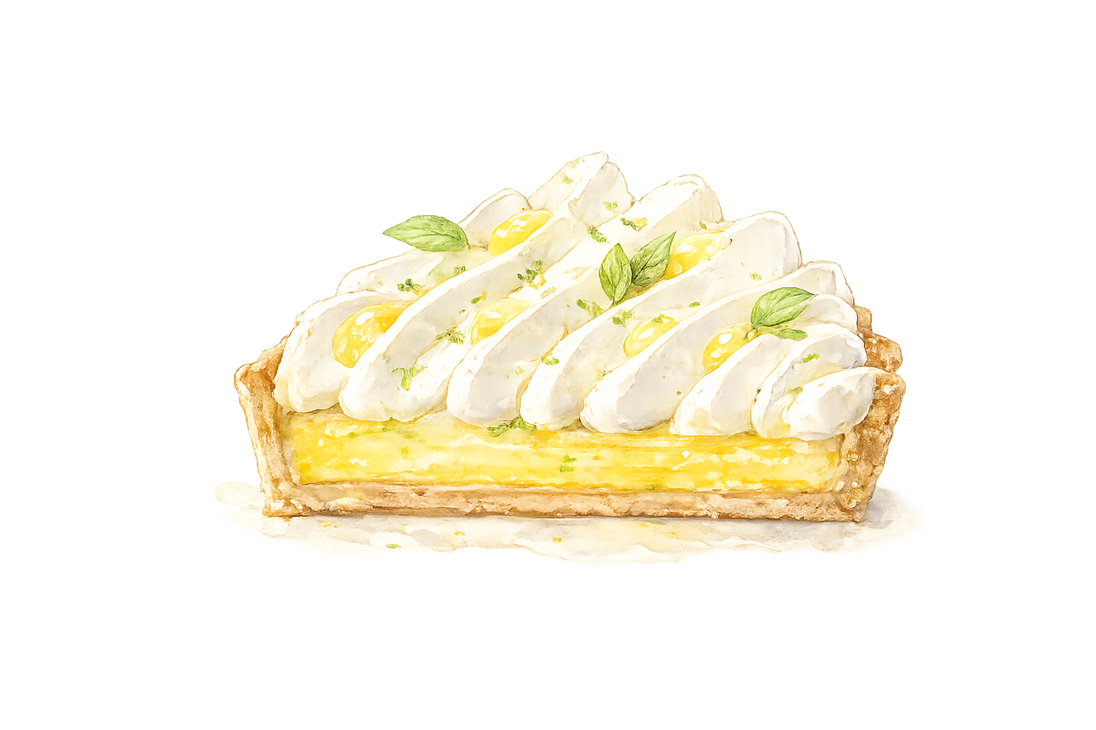 Tarte citron meringuée — L'Idéange, pâtisserie artisanale Houdan